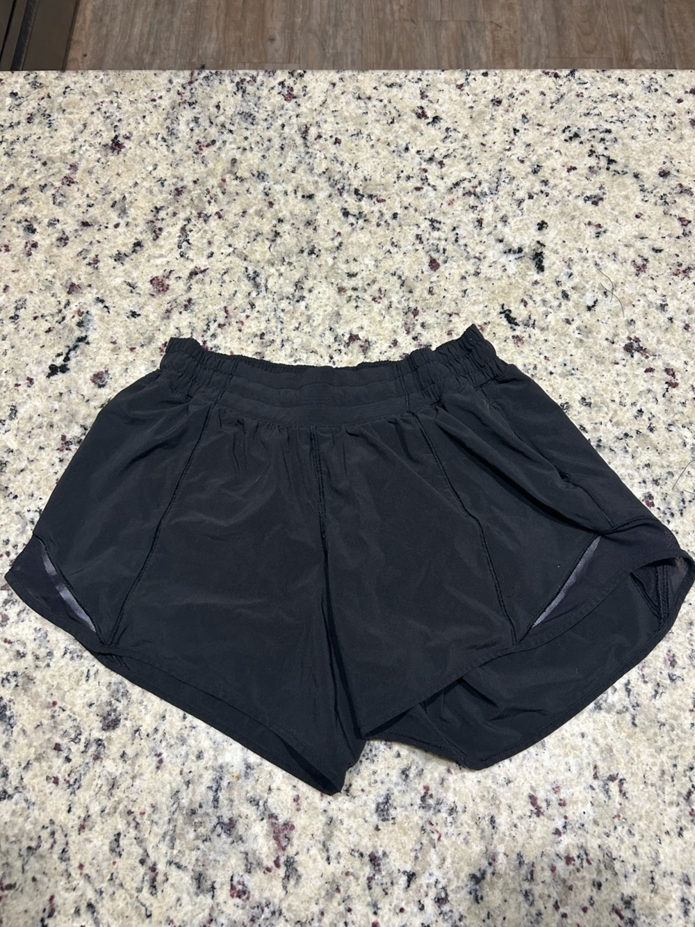 Woman’s hottie hot Black Athletic Running Shorts